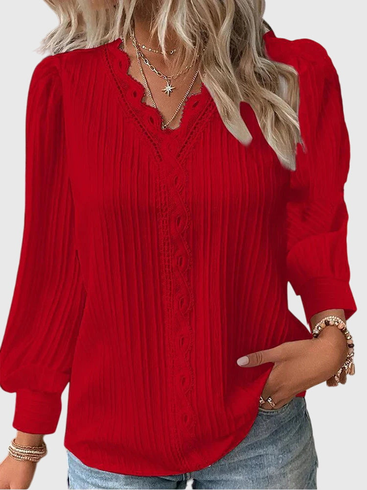 Andrea | Blusa de punto elegante